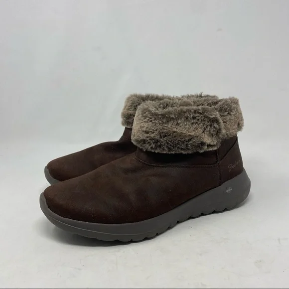 Skechers Women’s On The Go Joy Savvy Brown Boot Size 10 - Picture 1 of 8